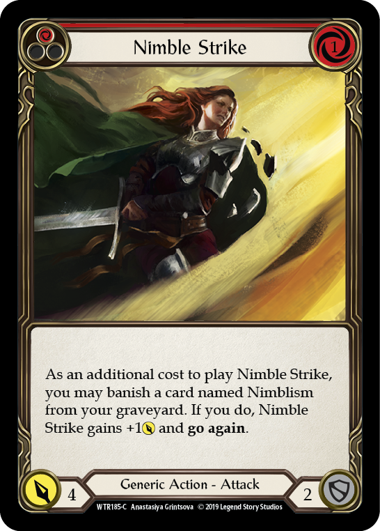 Nimble Strike (Red) - Flesh and Blood TCG - MoxLand