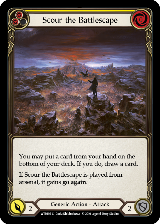 Scour the Battlescape (Yellow) - Flesh and Blood TCG - MoxLand