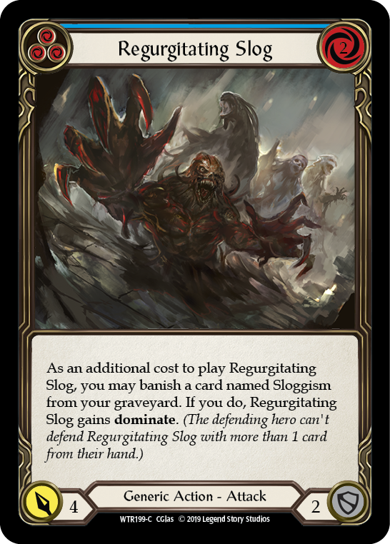 Regurgitating Slog (Blue) - Flesh and Blood TCG - MoxLand