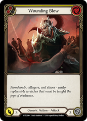 Wounding Blow (Yellow) - Flesh and Blood TCG - MoxLand