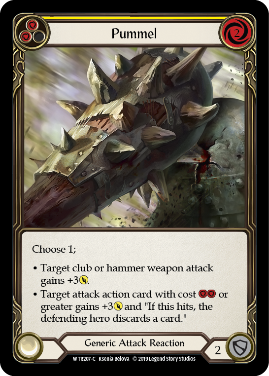 Pummel (Yellow) - Flesh and Blood TCG - MoxLand