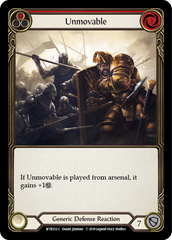 Unmovable (Red) - Flesh and Blood TCG - MoxLand