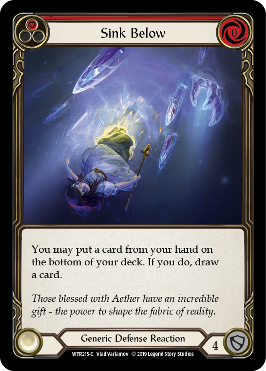 Sink Below (Red) - Flesh and Blood TCG - MoxLand