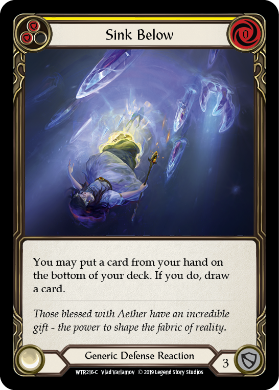 Sink Below (Yellow) - Flesh and Blood TCG - MoxLand