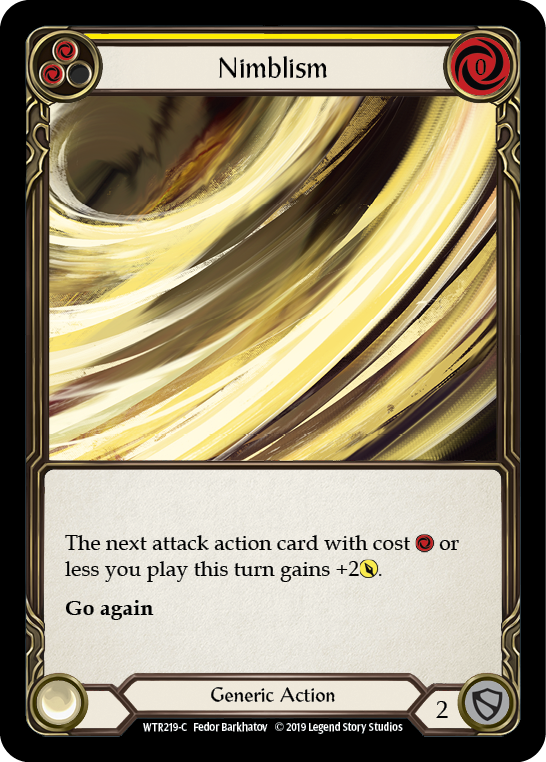 Nimblism (Yellow) - Flesh and Blood TCG - MoxLand