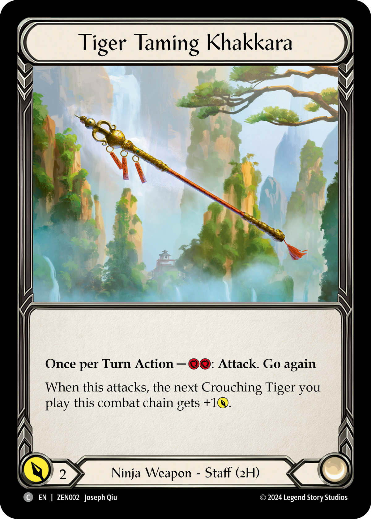 Tiger Taming Khakkara - Flesh and Blood TCG - MoxLand