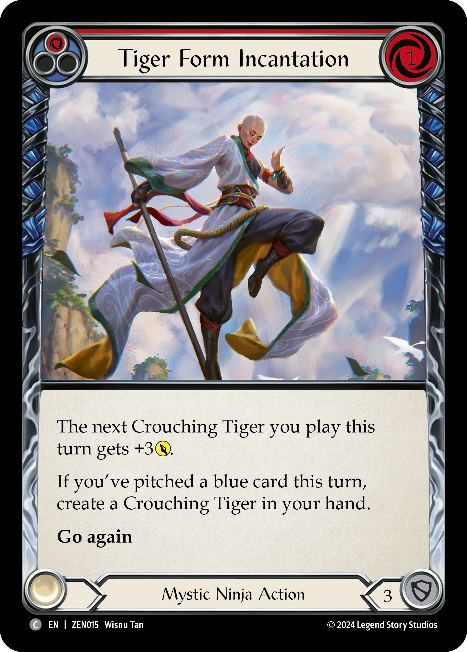 Tiger Form Incantation (Red) - Flesh and Blood TCG - MoxLand