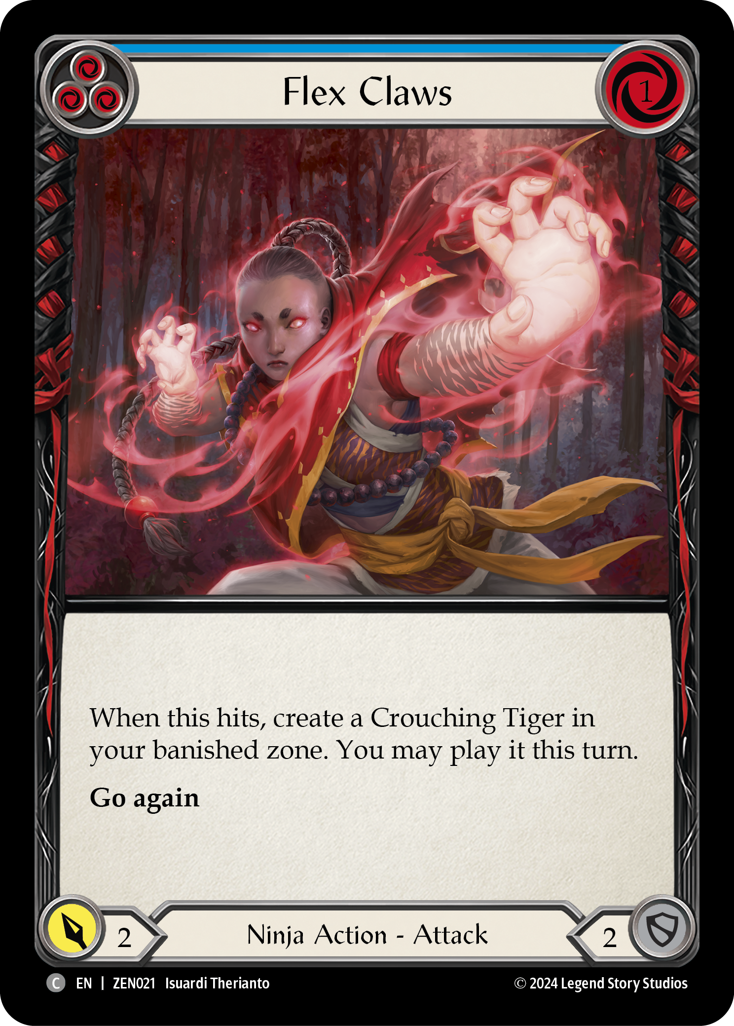 Flex Claws (Blue) - Flesh and Blood TCG - MoxLand