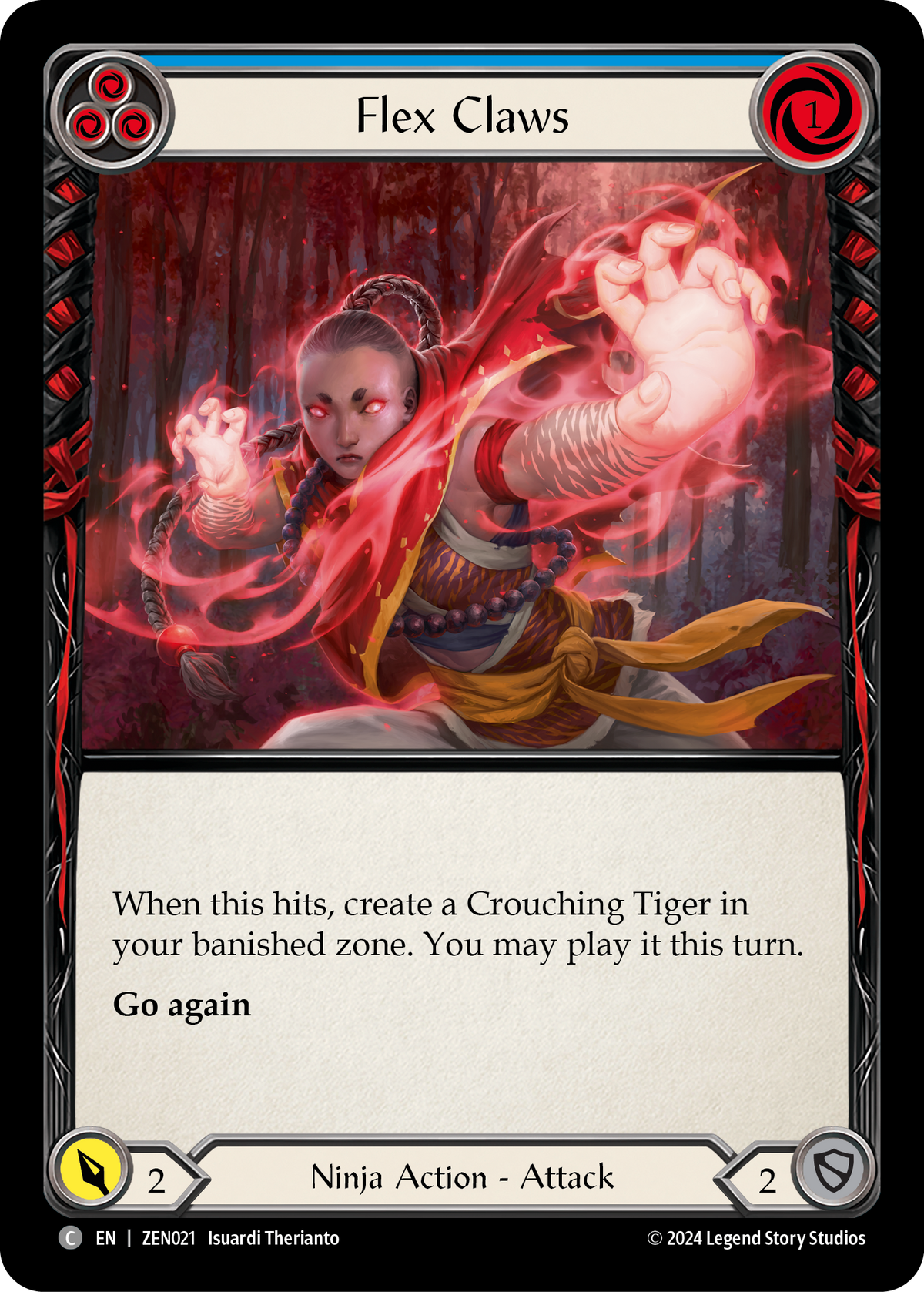 Flex Claws (Blue) - Flesh and Blood TCG - MoxLand