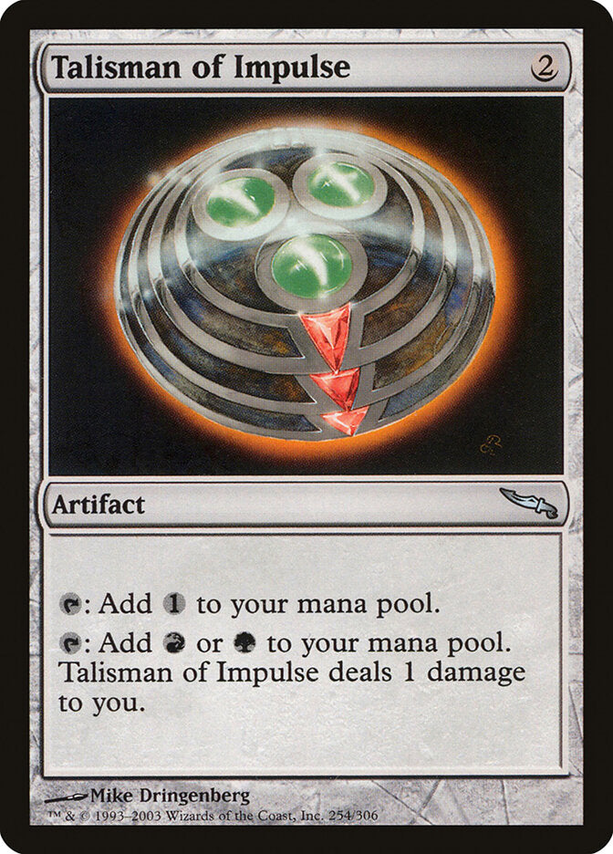 Talismã do Impulso / Talisman of Impulse - Magic: The Gathering - MoxLand
