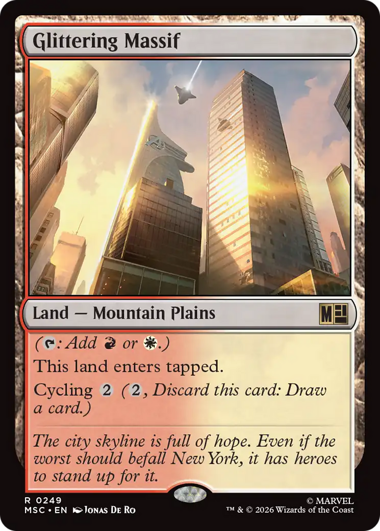 Glittering Massif / Glittering Massif - Magic: The Gathering - MoxLand