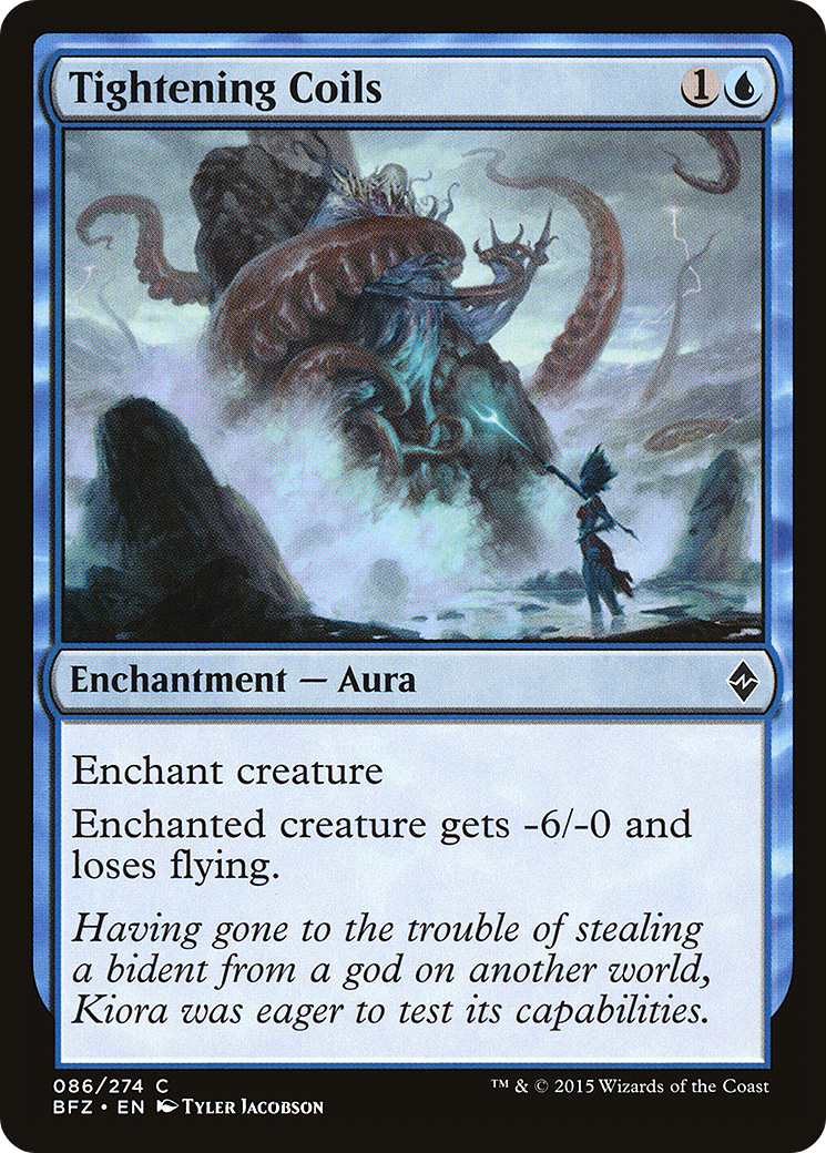 Espirais Esmagadoras / Tightening Coils - Magic: The Gathering - MoxLand