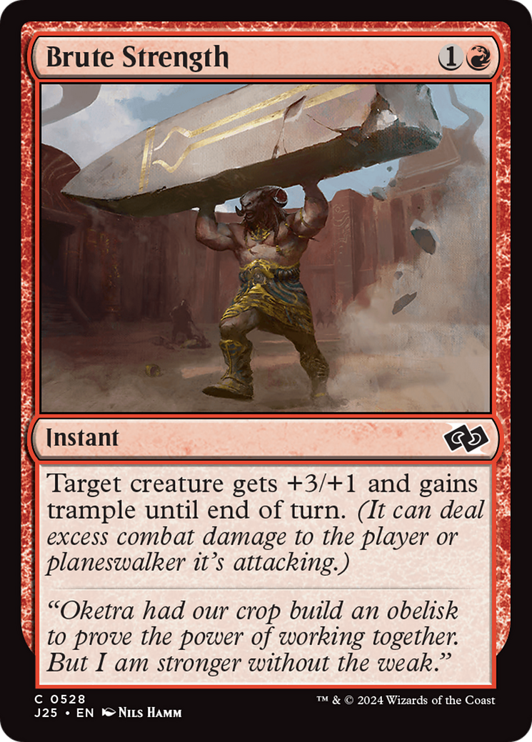 Força Imensa / Brute Strength - Magic: The Gathering - MoxLand