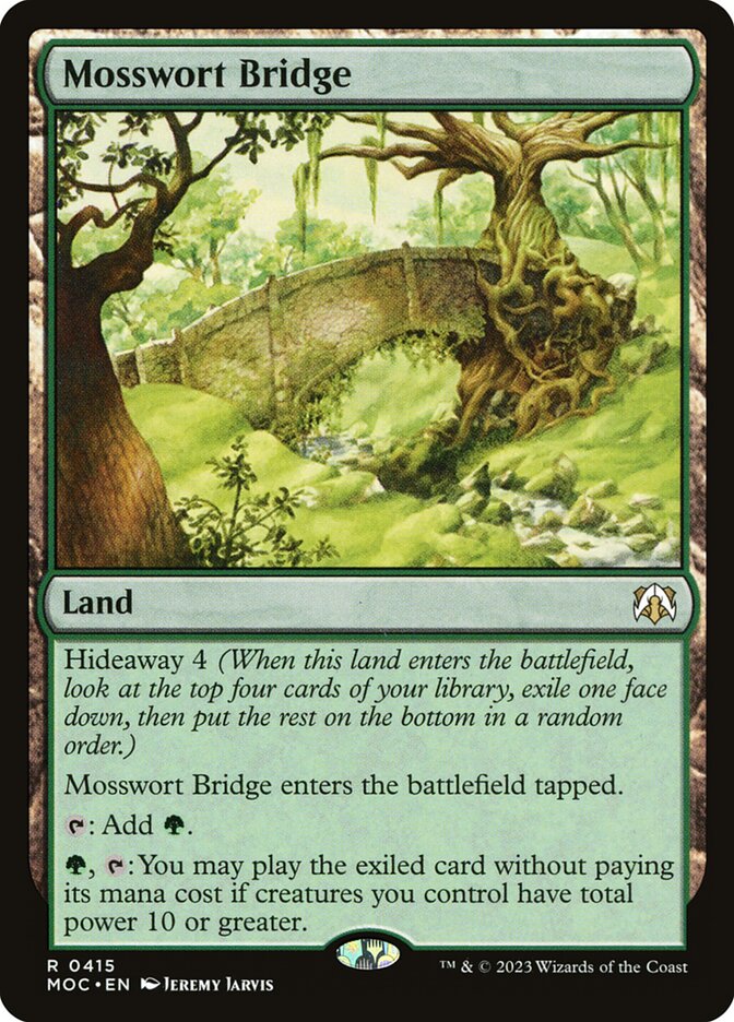 Ponte Musgomosto / Mosswort Bridge - Magic: The Gathering - MoxLand