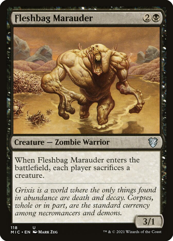 Saqueador Saco-de-carne / Fleshbag Marauder - Magic: The Gathering - MoxLand