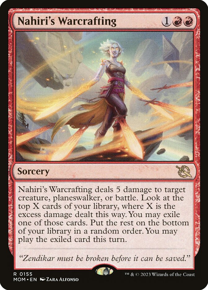 Arte Bélica de Nahiri / Nahiri's Warcrafting - Magic: The Gathering - MoxLand