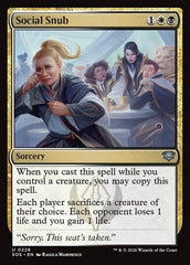 Social Snub - Magic: The Gathering - MoxLand