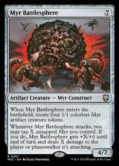 Esfera de Batalha Myr / Myr Battlesphere - Magic: The Gathering - MoxLand