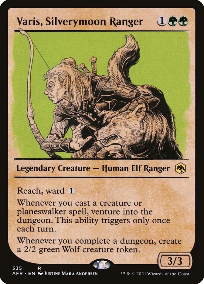 Varis, Guardião de Lua Argêntea / Varis, Silverymoon Ranger - Magic: The Gathering - MoxLand