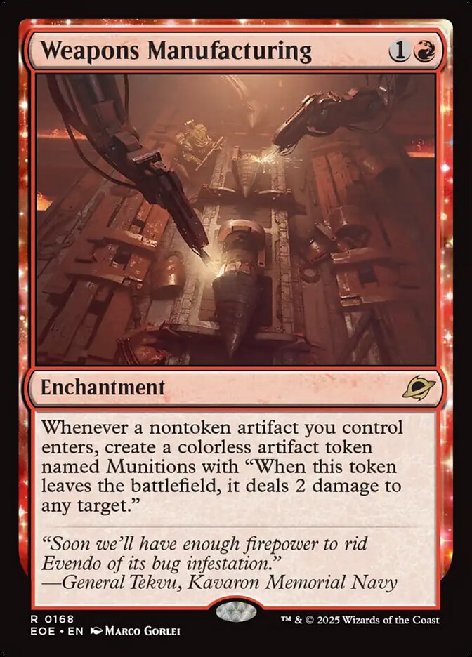 Fabricação de Armas / Weapons Manufacturing - Magic: The Gathering - MoxLand