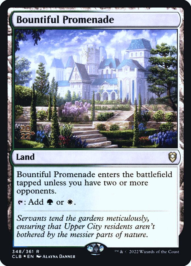Alameda da Abundância / Bountiful Promenade - Magic: The Gathering - MoxLand