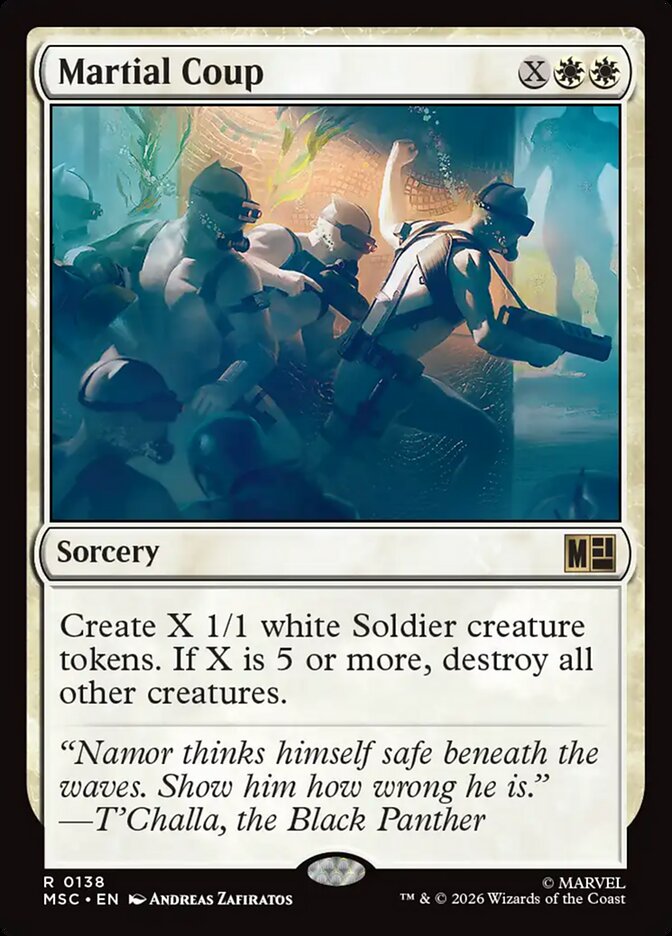 Golpe Marcial / Martial Coup - Magic: The Gathering - MoxLand
