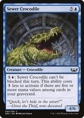 Crocodilo do Esgoto / Sewer Crocodile - Magic: The Gathering - MoxLand