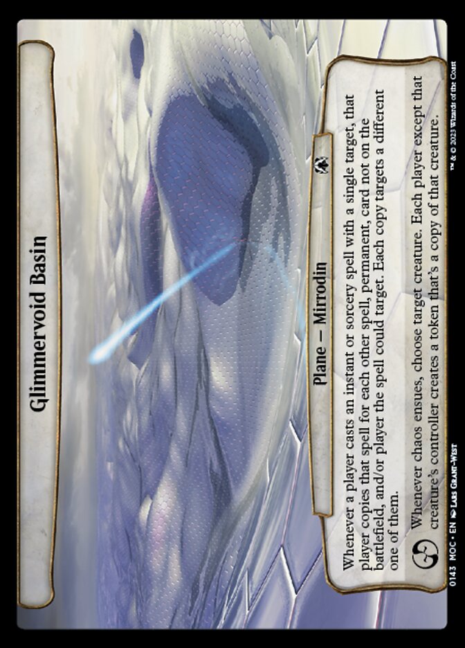 Bacia do Vácuo Tremeluzente / Glimmervoid Basin - Magic: The Gathering - MoxLand