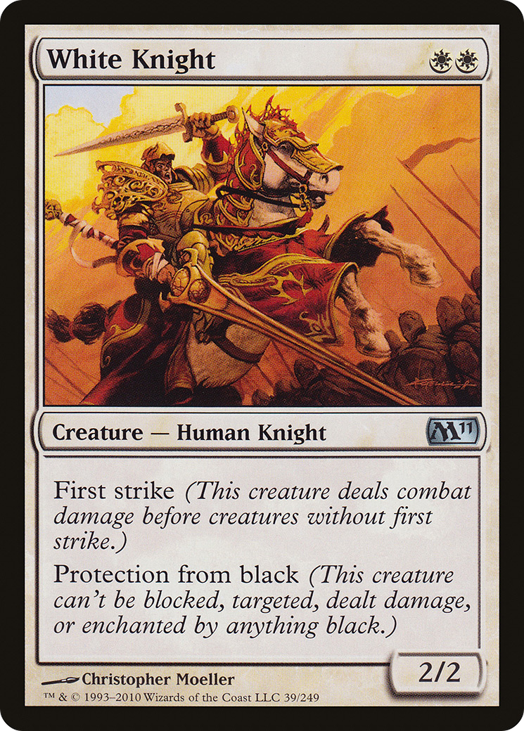 Cavaleiro Branco / White Knight - Magic: The Gathering - MoxLand