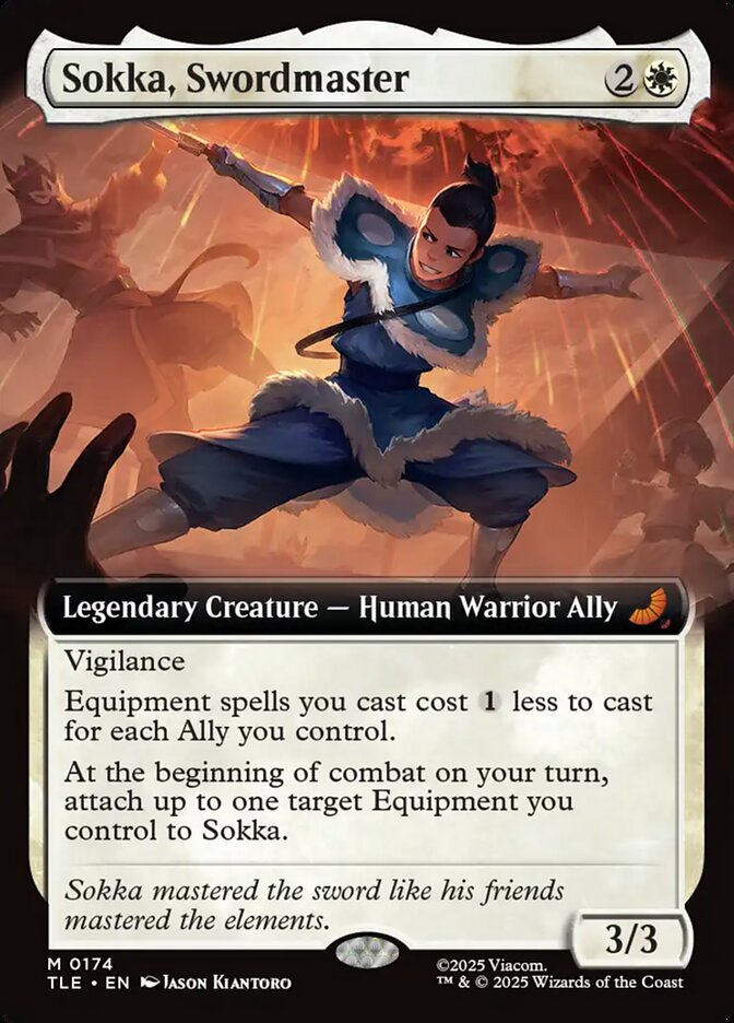 Sokka, Mestre da Espada / Sokka, Swordmaster - Magic: The Gathering - MoxLand
