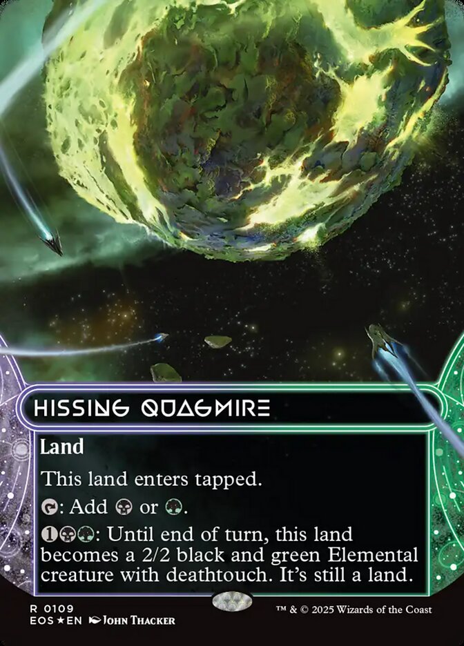 Pântano Sibilante / Hissing Quagmire - Magic: The Gathering - MoxLand