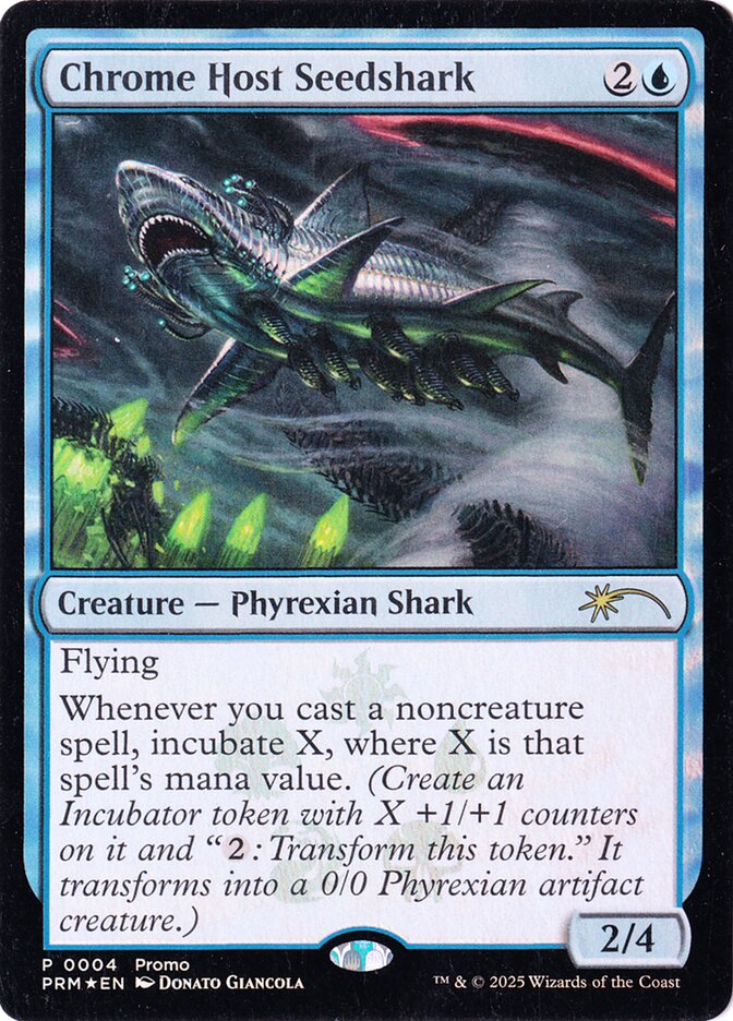 Tubarão-casulo da Hoste de Cromo / Chrome Host Seedshark - Magic: The Gathering - MoxLand
