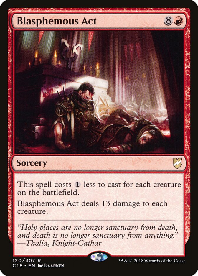 Ato Blasfemo / Blasphemous Act - Magic: The Gathering - MoxLand