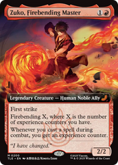 Zuko, Mestre da Dobra de Fogo / Zuko, Firebending Master - Magic: The Gathering - MoxLand