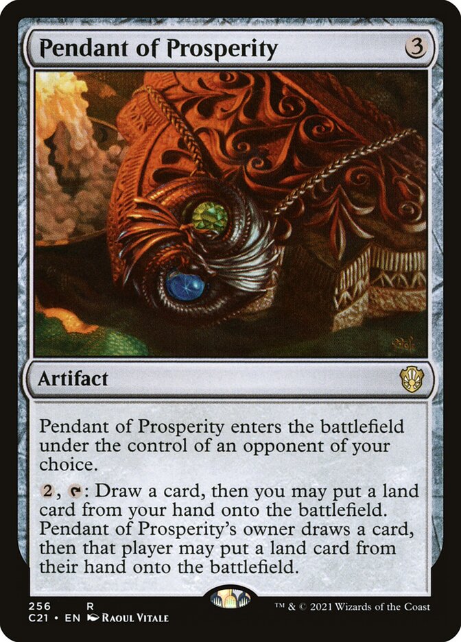 Pingente da Prosperidade / Pendant of Prosperity - Magic: The Gathering - MoxLand