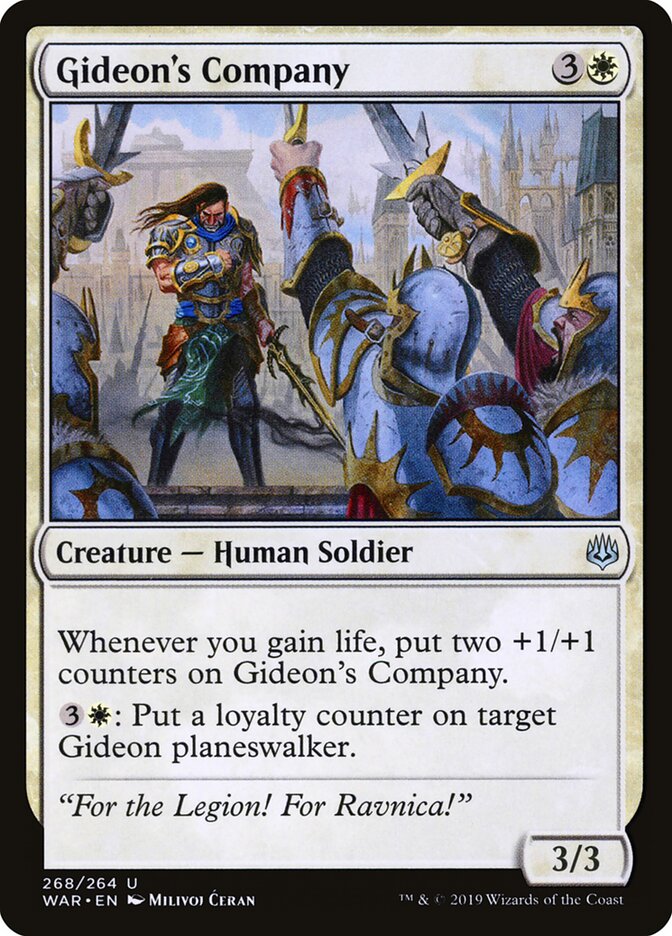 Companhia de Gideon / Gideon's Company - Magic: The Gathering - MoxLand