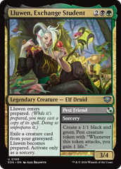 Lluwen, Exchange Student - Magic: The Gathering - MoxLand
