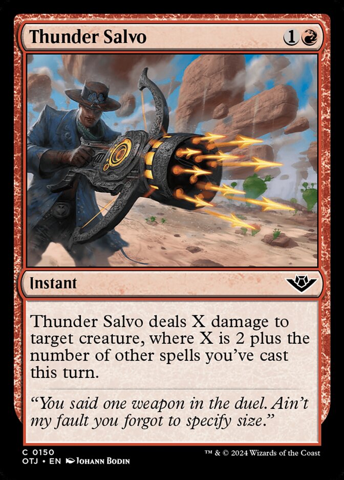 Salva de Trovão / Thunder Salvo - Magic: The Gathering - MoxLand