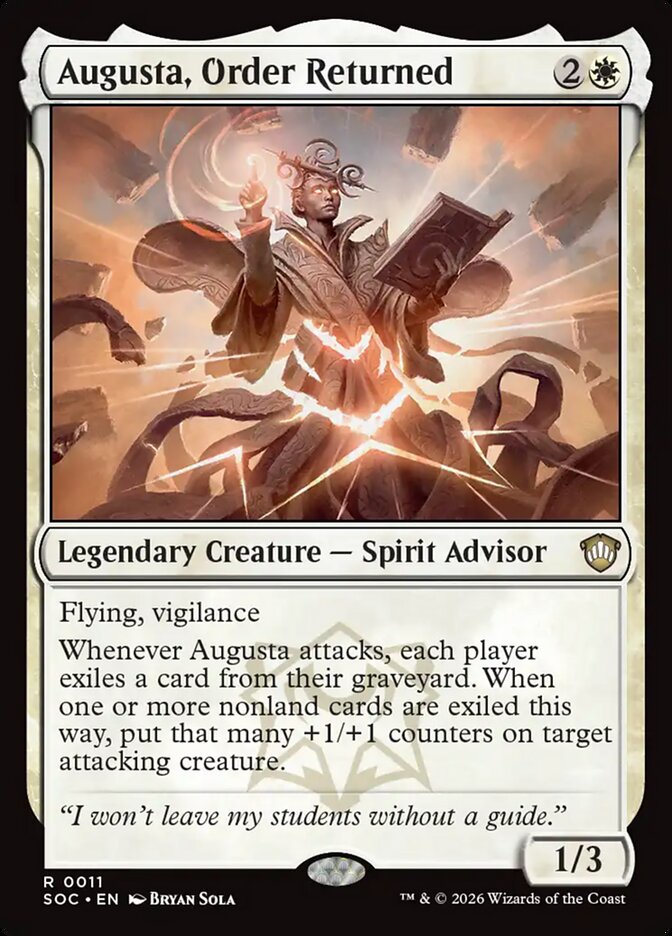 Augusta, Order Returned - Magic: The Gathering - MoxLand