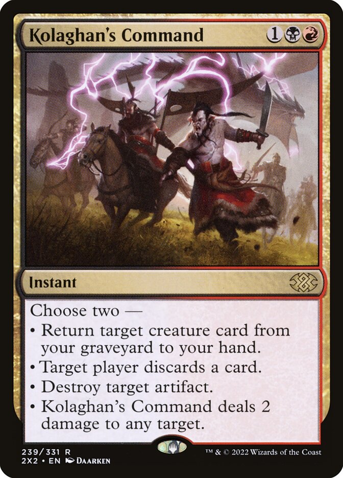 Comando de Kolaghan / Kolaghan's Command - Magic: The Gathering - MoxLand