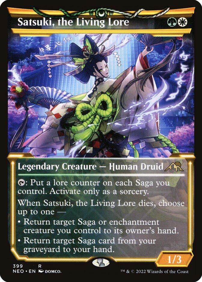 Satsuki, o Conhecimento Vivo / Satsuki, the Living Lore - Magic: The Gathering - MoxLand