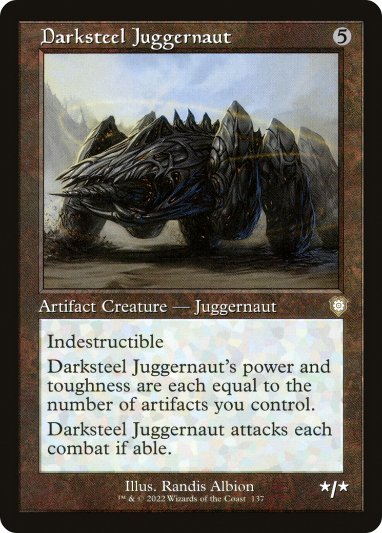 Juggernaut de Aço Negro / Darksteel Juggernaut - Magic: The Gathering - MoxLand