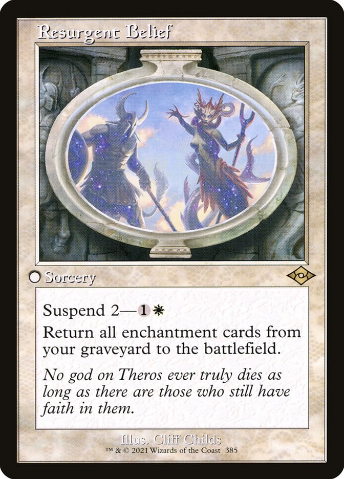Crença Ressurgente / Resurgent Belief - Magic: The Gathering - MoxLand