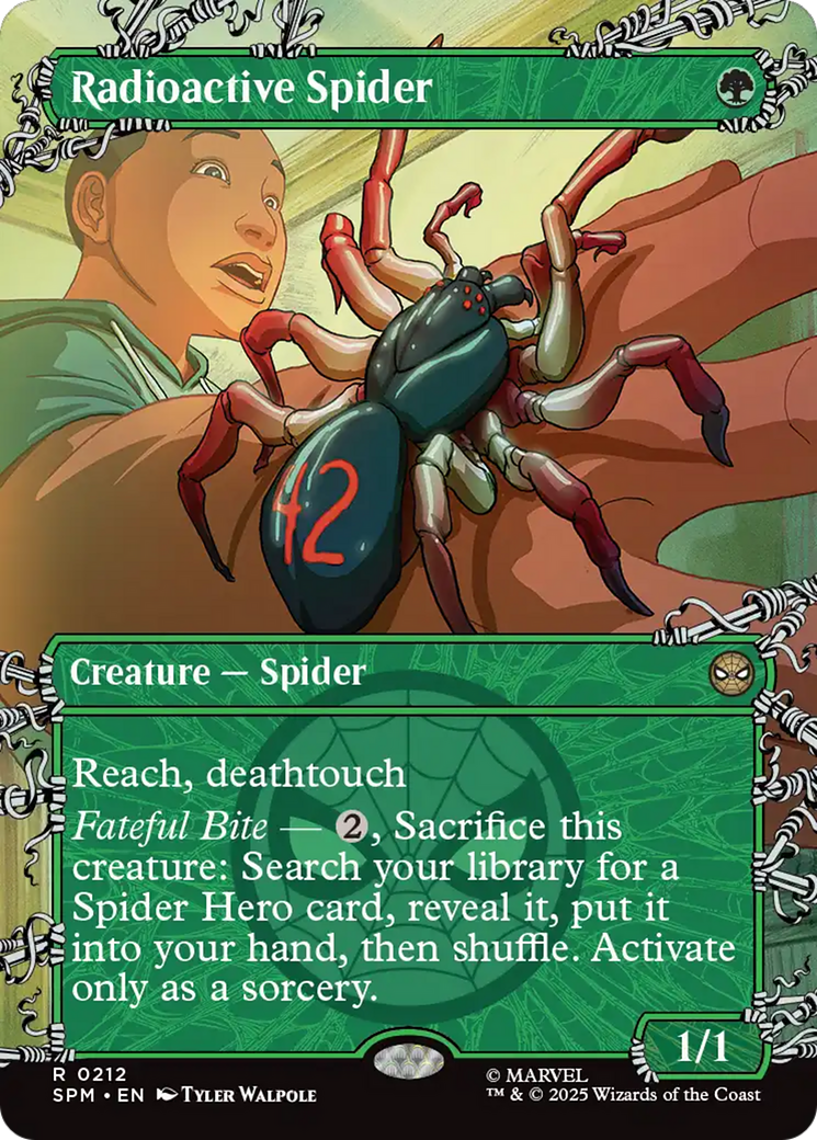 Radioactive Spider - Magic: The Gathering - MoxLand