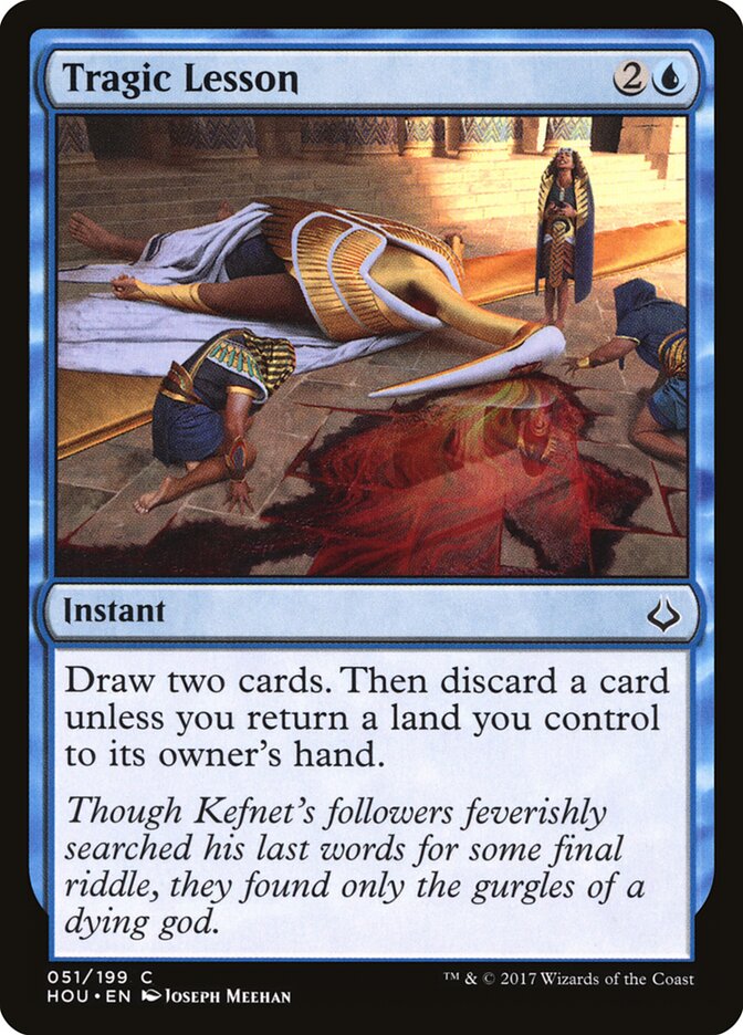 Lição Trágica / Tragic Lesson - Magic: The Gathering - MoxLand