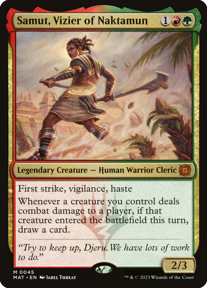 Samut, Vizir de Nactamon / Samut, Vizier of Naktamun - Magic: The Gathering - MoxLand