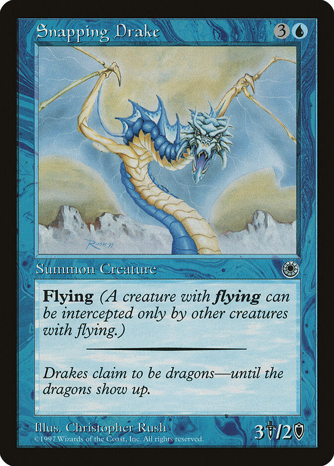 Dragonete Trinchador / Snapping Drake - Magic: The Gathering - MoxLand