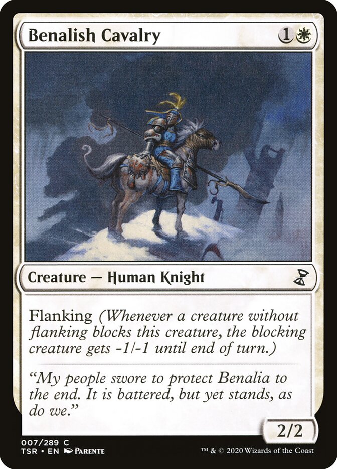Cavalaria de Benália / Benalish Cavalry - Magic: The Gathering - MoxLand