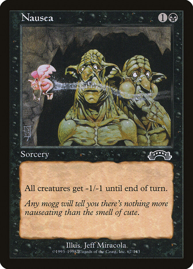 Náusea / Nausea - Magic: The Gathering - MoxLand