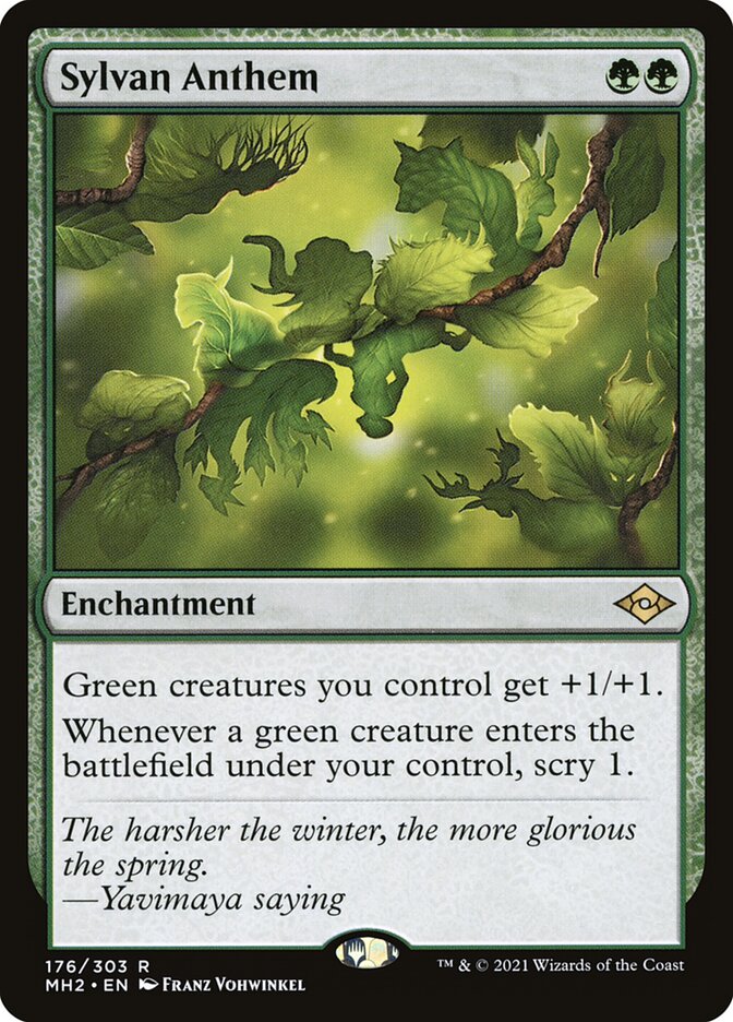 Hino Silvestre / Sylvan Anthem - Magic: The Gathering - MoxLand